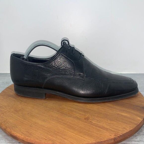 Magnanni Eduardo Black Derby Lace Up Dress Shoes Men’s Size 9.5 M US 16974